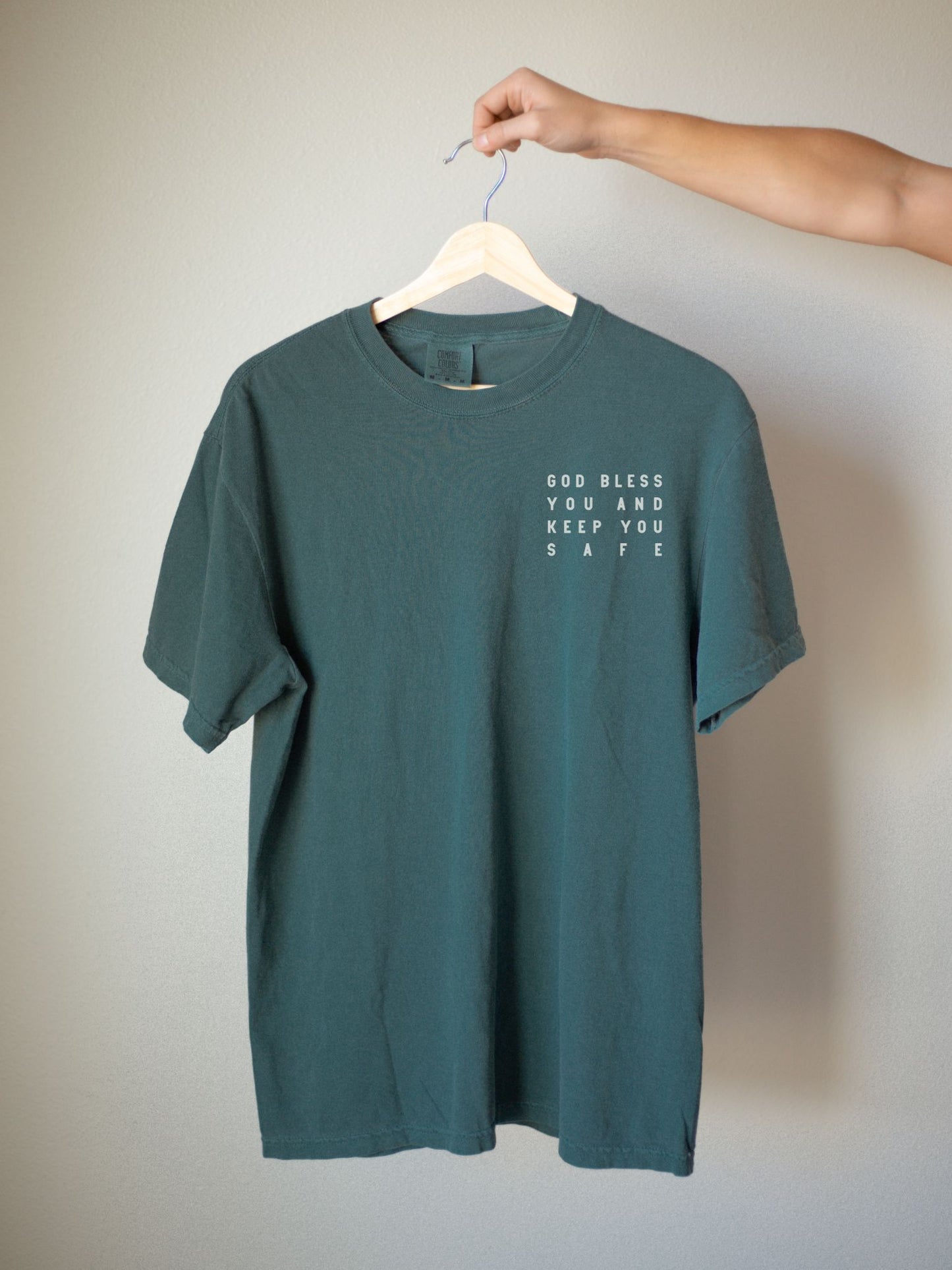 God Bless You and Keep You Safe Christian Shirt | Christian Apparel | Bible Verse Shirt | Jesus Shirt | Christian Tshirt | Worship Shirt | Christian Shirts
