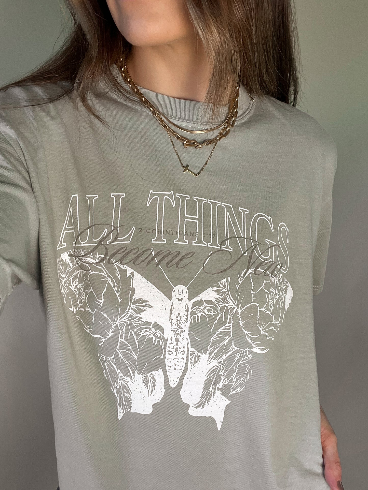 Floral Christian Shirt | Christian Apparel | Bible Verse Shirt | Christian Tshirt | Worship Shirt | Christian Shirts | Butterfly Shirt