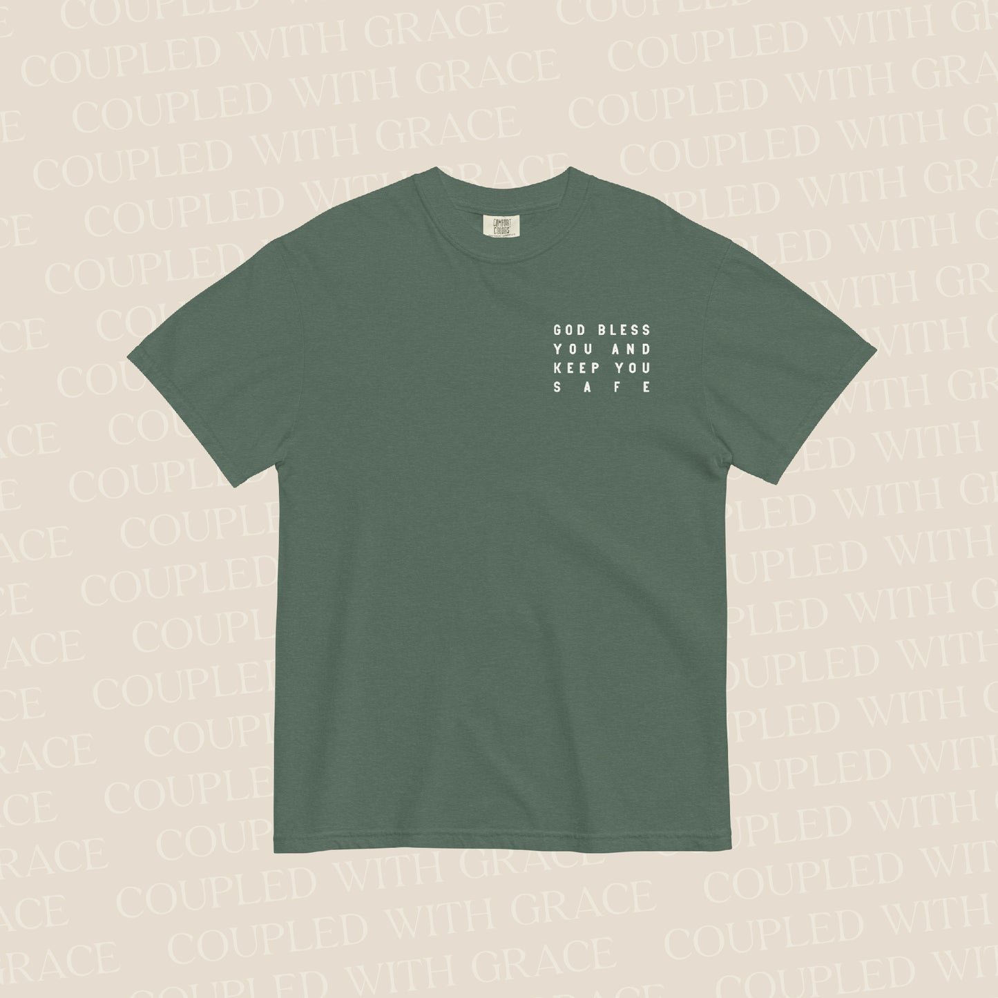 God Bless You and Keep You Safe Christian Shirt | Christian Apparel | Bible Verse Shirt | Jesus Shirt | Christian Tshirt | Worship Shirt | Christian Shirts
